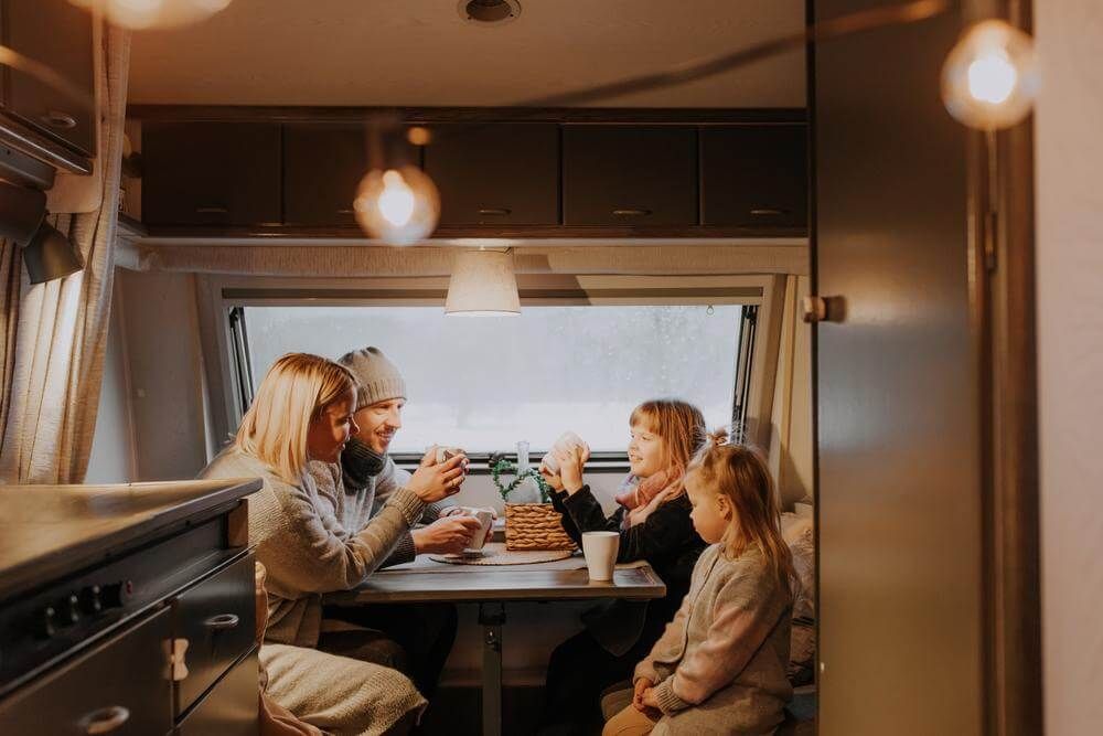 Viajar en autocaravana con niños